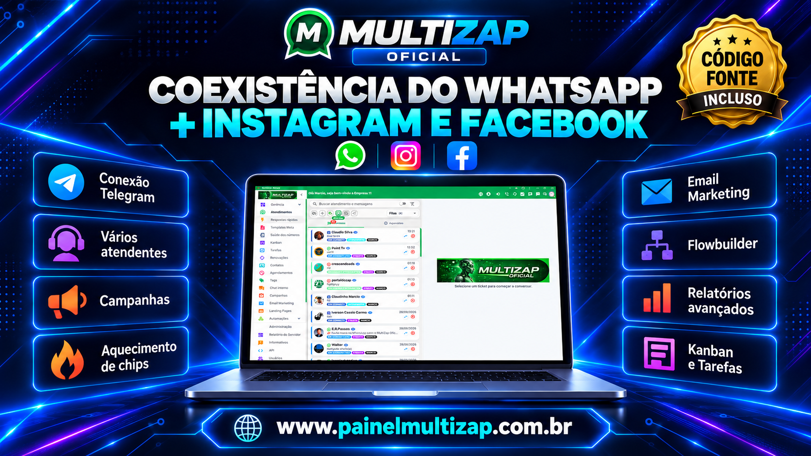 Multizap Oficial — Código fonte